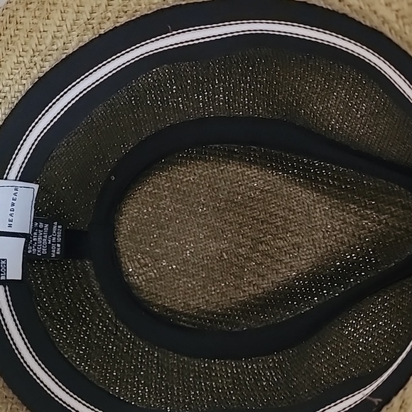 ock Headware stylish Two-Tone Straw Fedora Hat - Picture 2 of 3